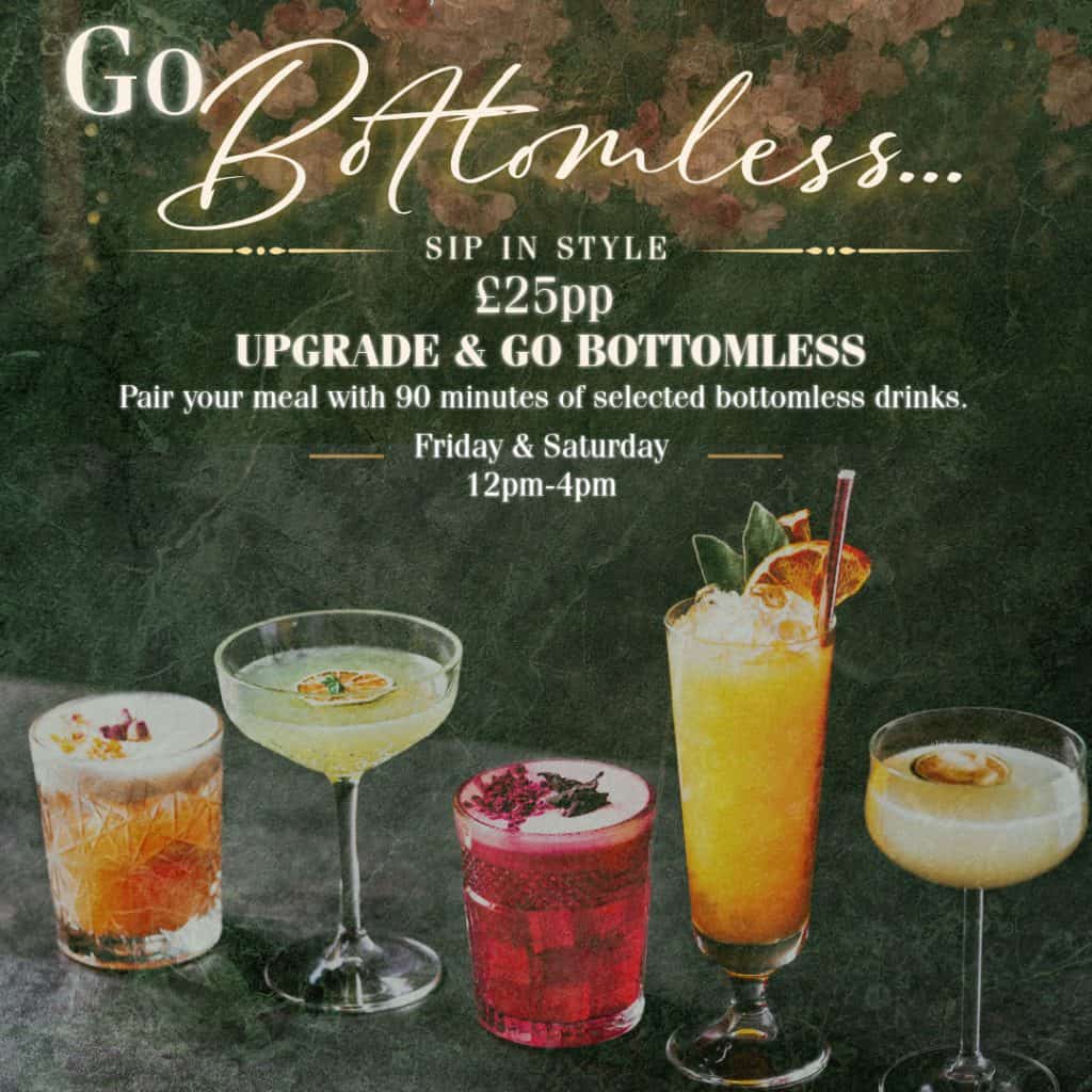 Bottomless Drinks Offer in Bolton
